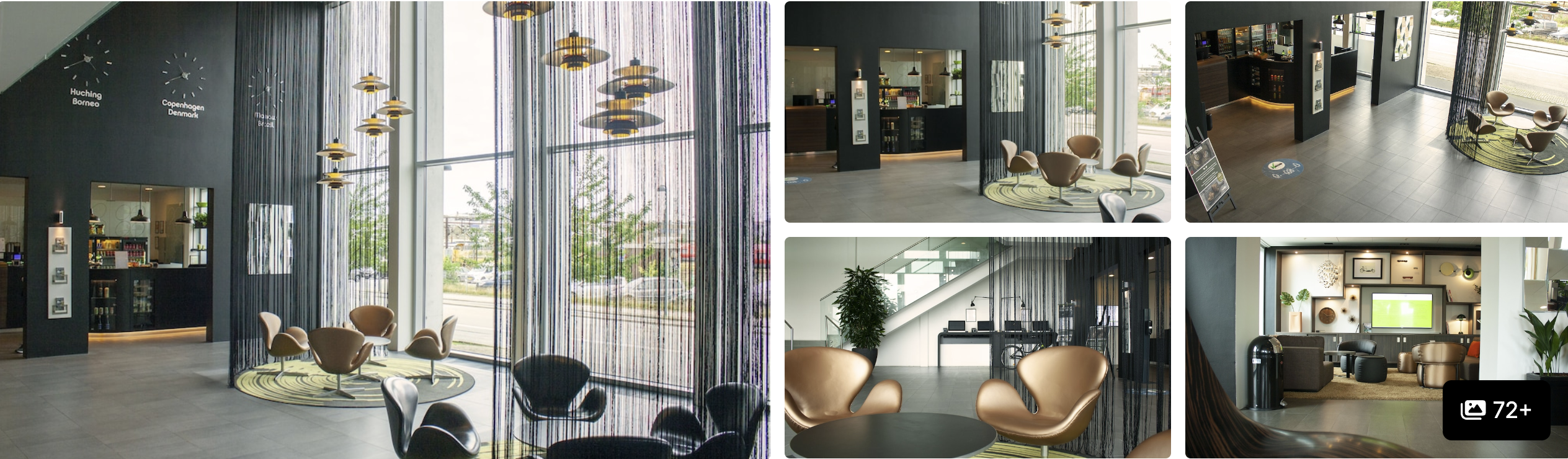 Photos of Wakeup Copenhagen Carsten Niebuhrs Gade: guest room and self check-in lobby with bar and cafe area