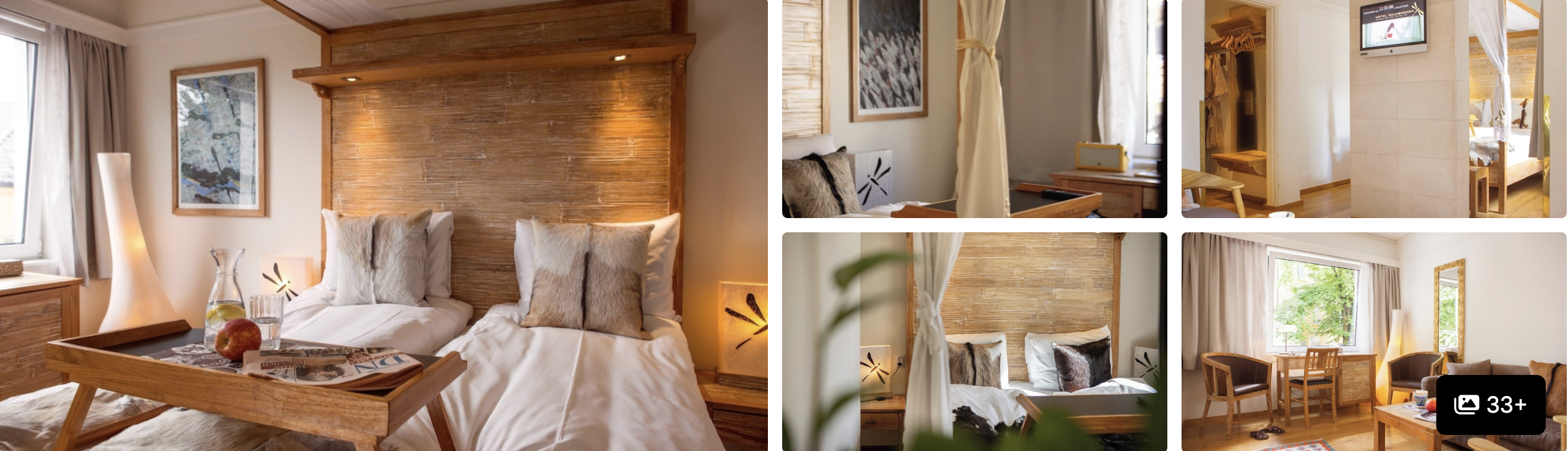 Photos of Sommerro Design Hotel, Oslo: living room seating, elegant guest rooms and bedside details