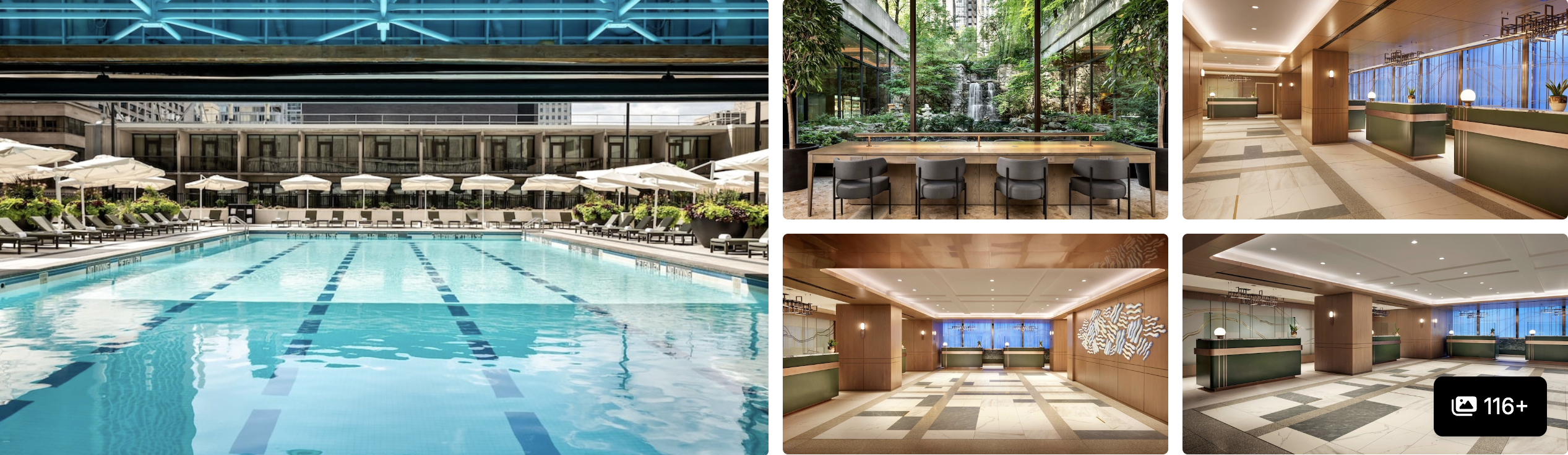 Photos of Sheraton Centre Toronto: indoor pool, garden atrium lounge and spacious meeting and lobby spaces
