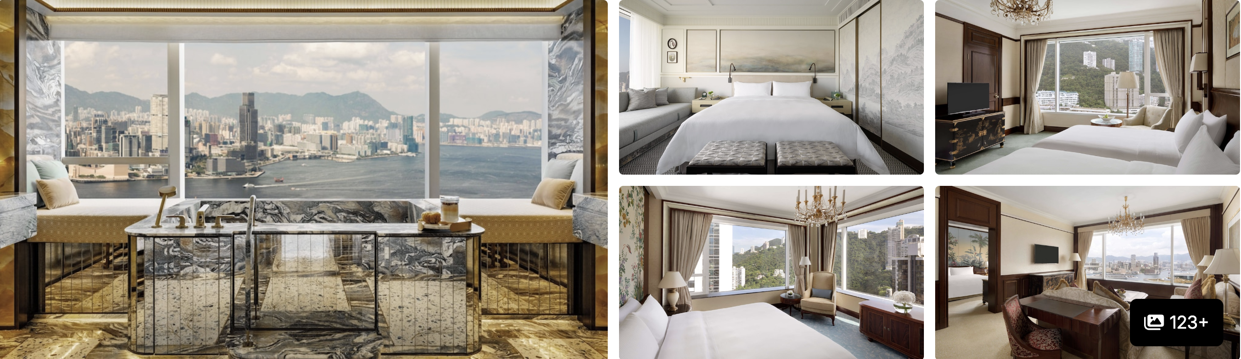Photos of Island Shangri-La, Hong Kong: marble window bath with city view and elegant harbour-view guest suites