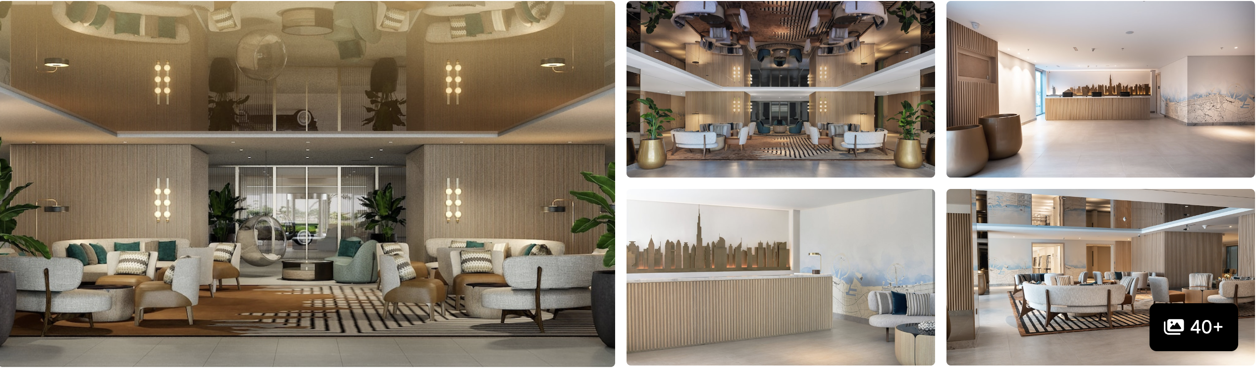 Photos of Delta Hotels by Marriott, Dubai: grand lobby, reception desk and lounge seating areas