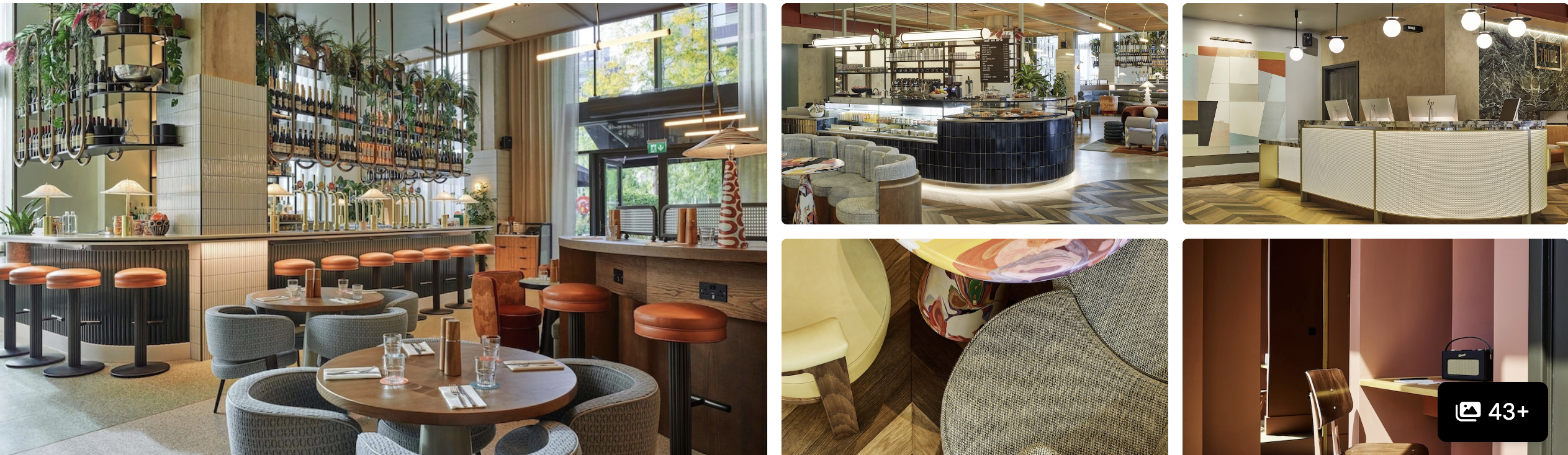 Photos of London Marriott Hotel Canary Wharf: Canary Wharf skyline over the dock, atrium spa and guest rooms