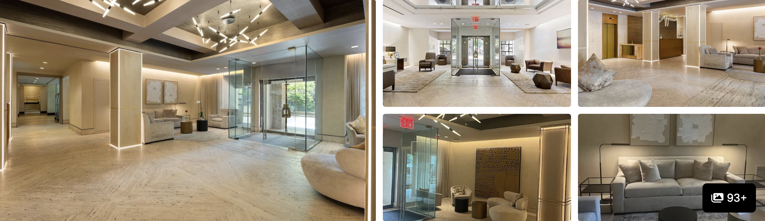 Photos of The Beekman Tower, Trademark Collection by Wyndham: neutral-toned lobby, lounge seating and sitting areas