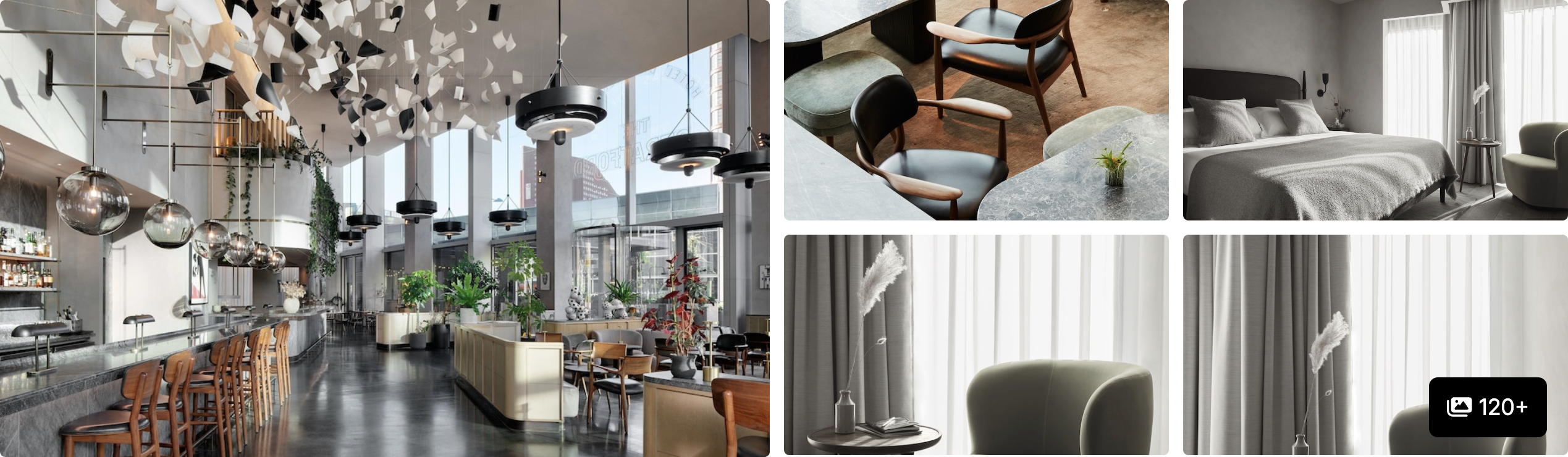 Photos of The Stratford Hotel, London: open-plan lounge bar, guest room and lobby seating