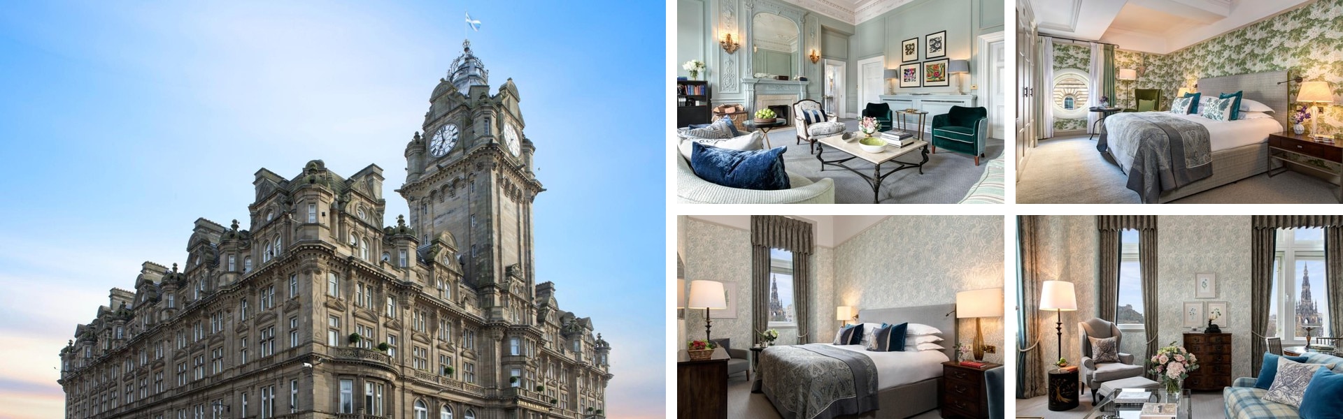 Photos of The Balmoral Hotel Edinburgh: landmark clock-tower facade and elegant period suites and bedrooms