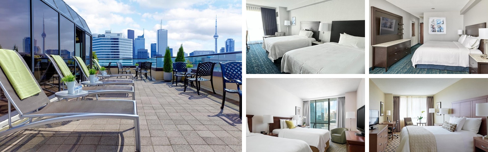 Photos of Chelsea Hotel Toronto: rooftop sundeck terrace with CN Tower view and twin and king guest rooms