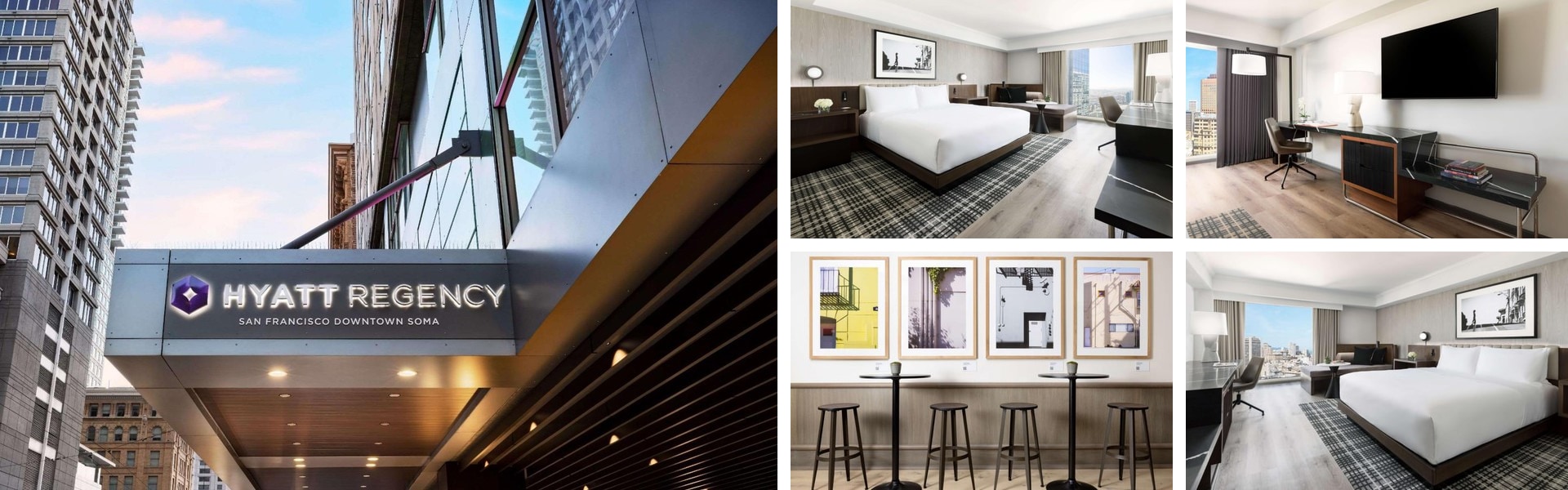 Hyatt Regency San Francisco Downtown SoMa — exterior and interior views